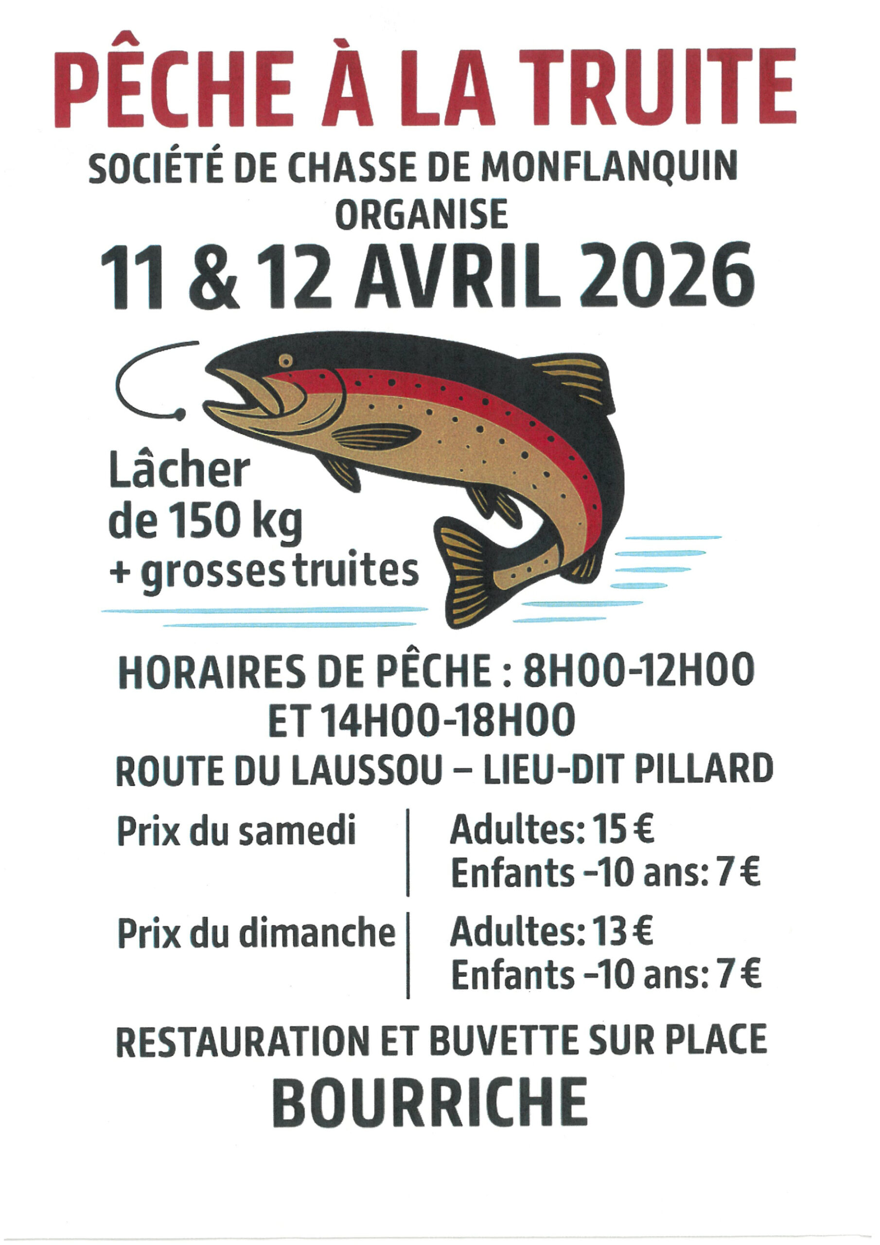 🎣 Pêche à la truite à Monflanquin
