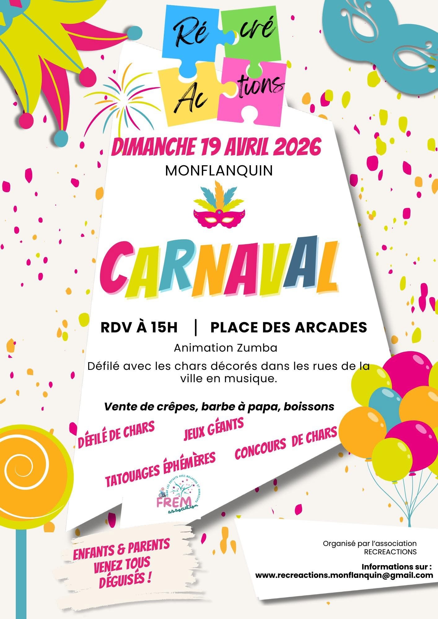 🎭🎉 CARNAVAL DE MONFLANQUIN 🎉🎭