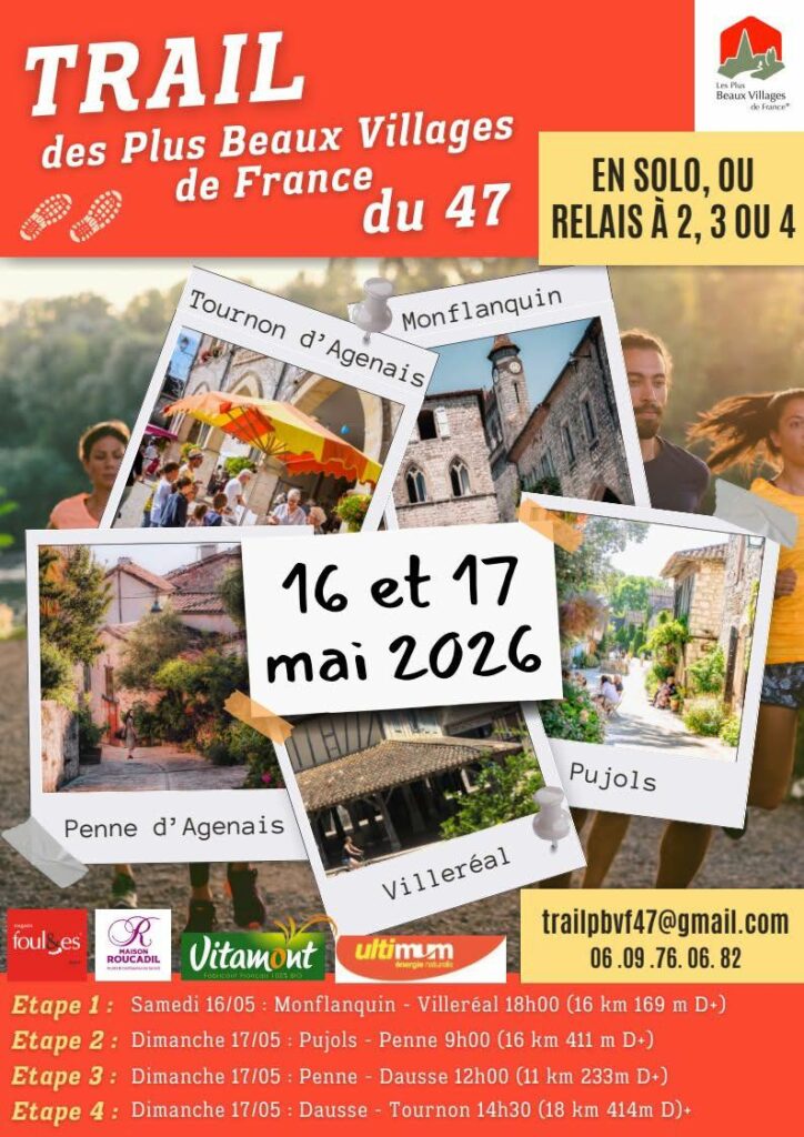Trail des plus beaux villages de France du Lot et Garonne