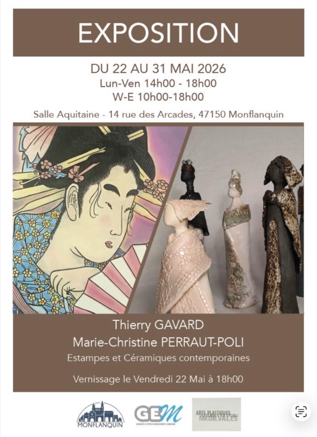 🎨 Exposition GEM : Estampes et  céramiques contemporaines 