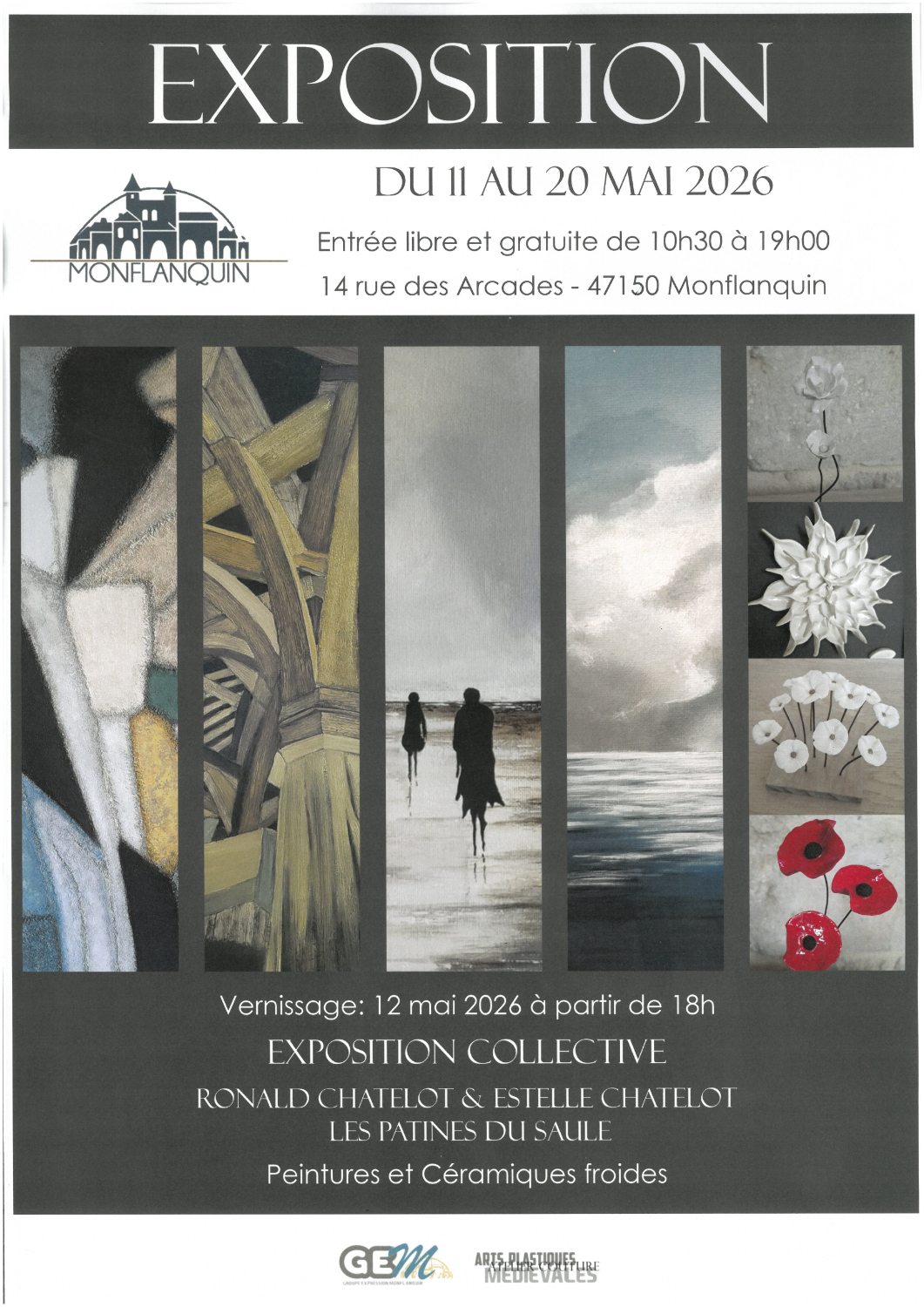  Exposition collective à Monflanquin