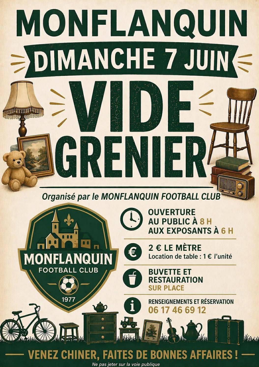 🛍️ VIDE-GRENIER du FOOT