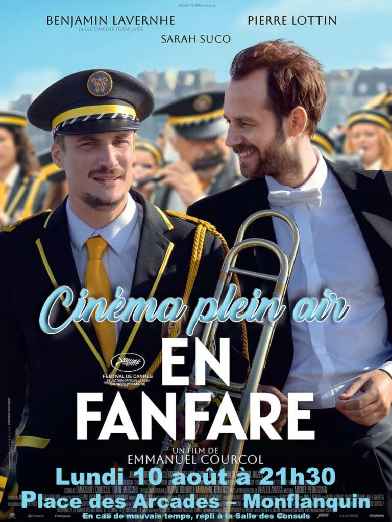 🎬 Cinéma en plein air – EN FANFARE