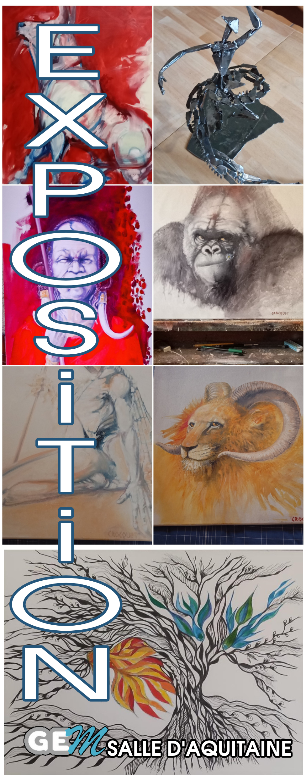 Exposition Philippe CROQUET et Patricia CAUVEL