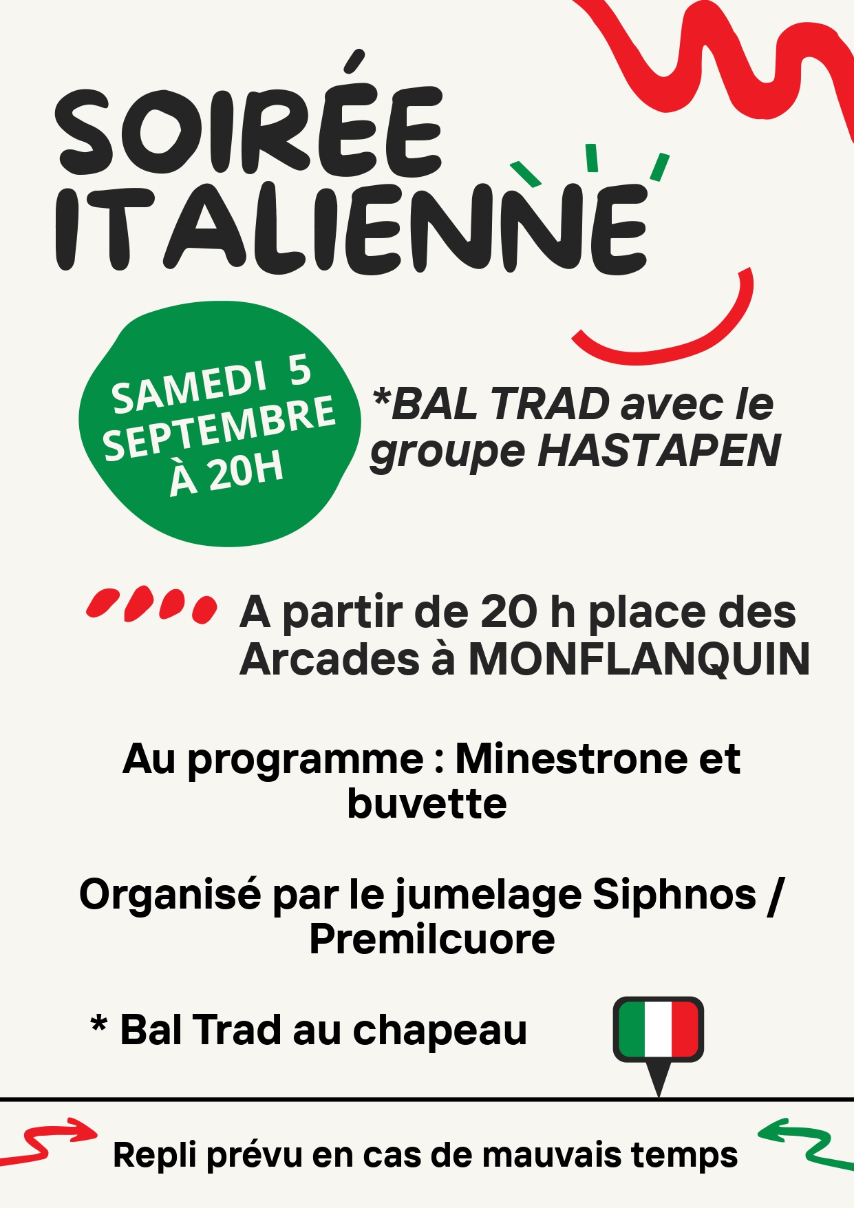 Soirée italienne