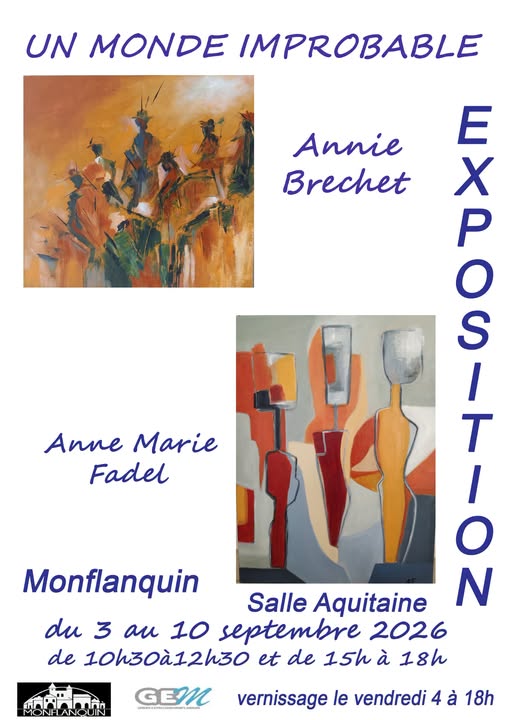 Exposition | Un Monde Improbable | Du 3 au 10 septembre