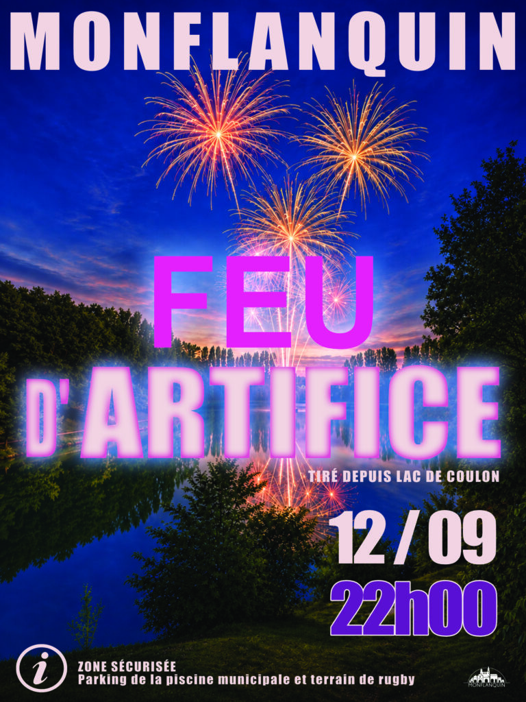 le feu d’artifice s’invite au lac de Coulon