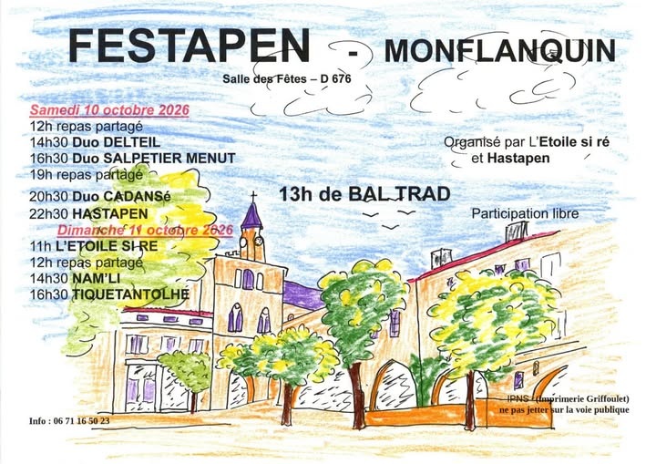 🎶 **FESTAPEN – BAL TRAD À MONFLANQUIN**